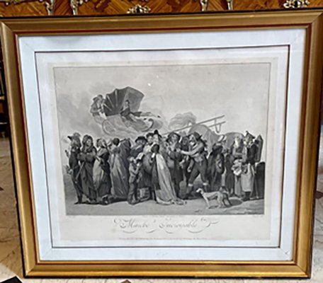 Boilly Et Bonnefoy, Marche Incroyable, 18th Century, Pointillé Engraving-UQL-967395