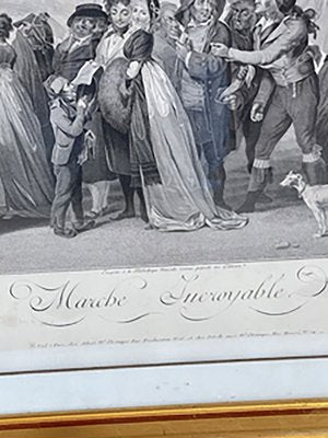 Boilly Et Bonnefoy, Marche Incroyable, 18th Century, Pointillé Engraving-UQL-967395