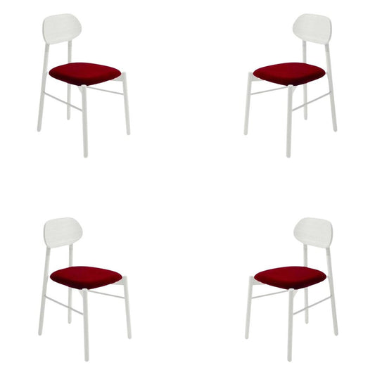 Bokken Chair in White by Colé Italia, Set of 4