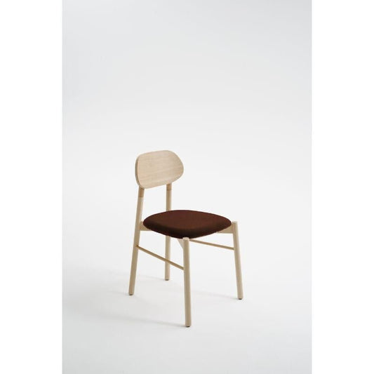 Bokken Upholstered Chair in Natural Beech by Colé Italia