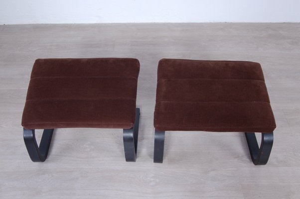 Boliden Armchairs with Footrest from Ikea, 1999, Set of 4-XSG-1057847