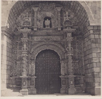 Bolivian Door, 1960s, Black and White Photograph-DYV-1369705