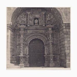 Bolivian Door, 1960s, Black and White Photograph-DYV-1369705