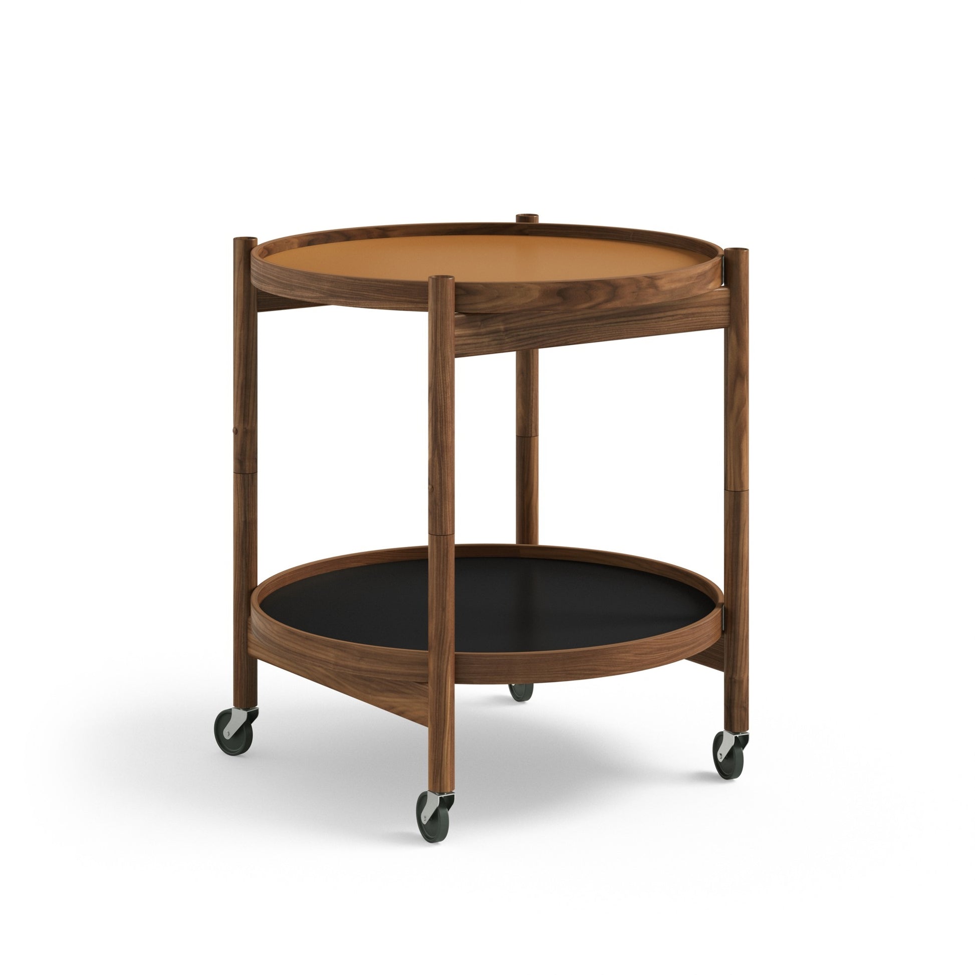 Bølling Tray Table Ø50 by Brdr. Krüger #Walnut / Brown