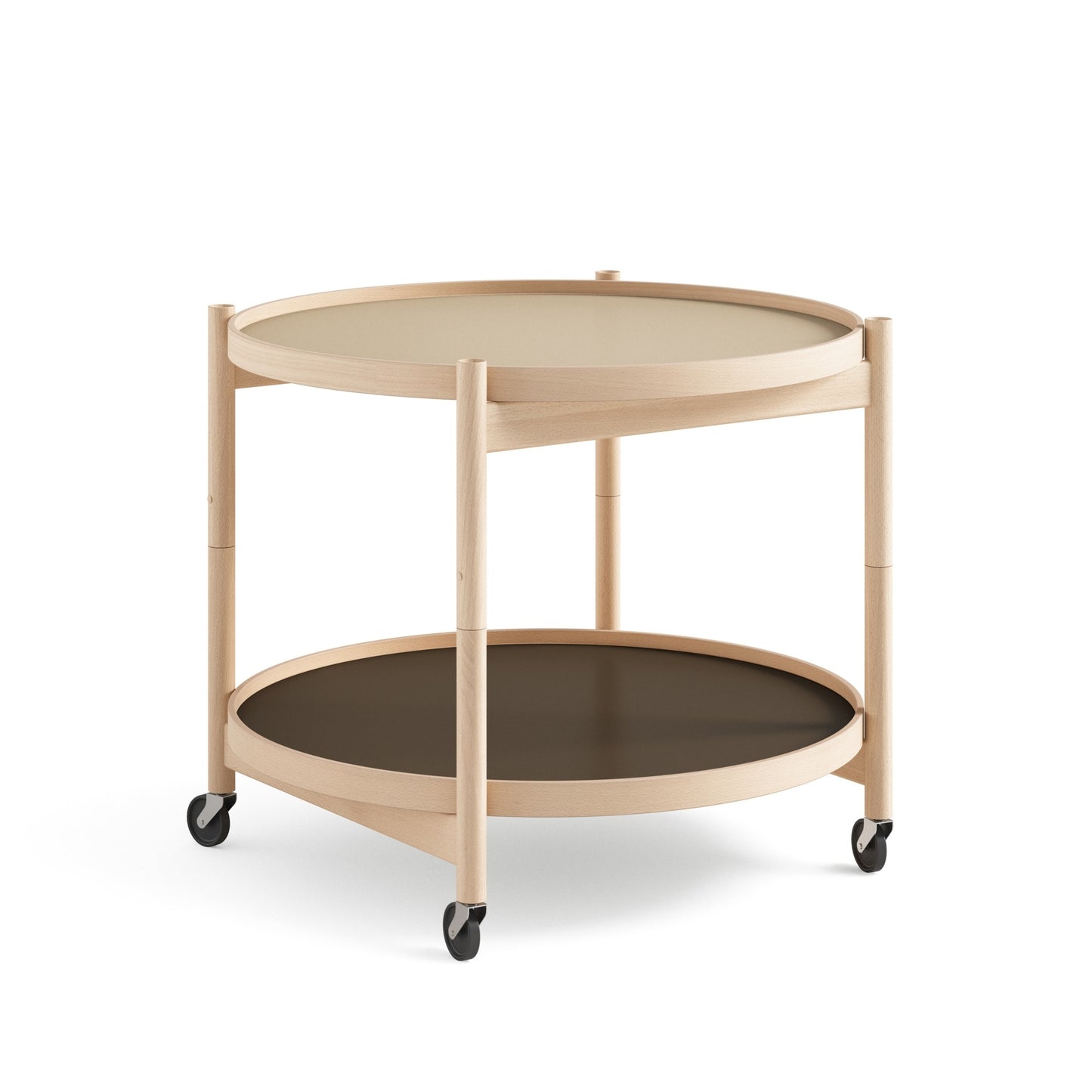 Bølling Tray Table Ø60 by Brdr. Krüger #Beech / Beige