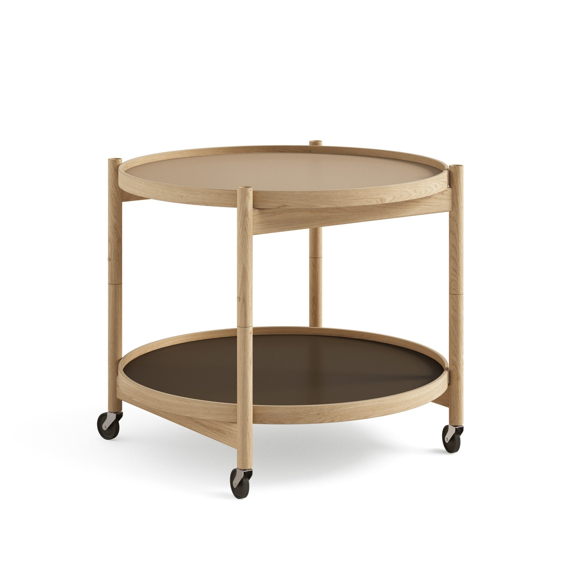 Bølling Tray Table Ø50 by Brdr. Krüger #Beech / Beige