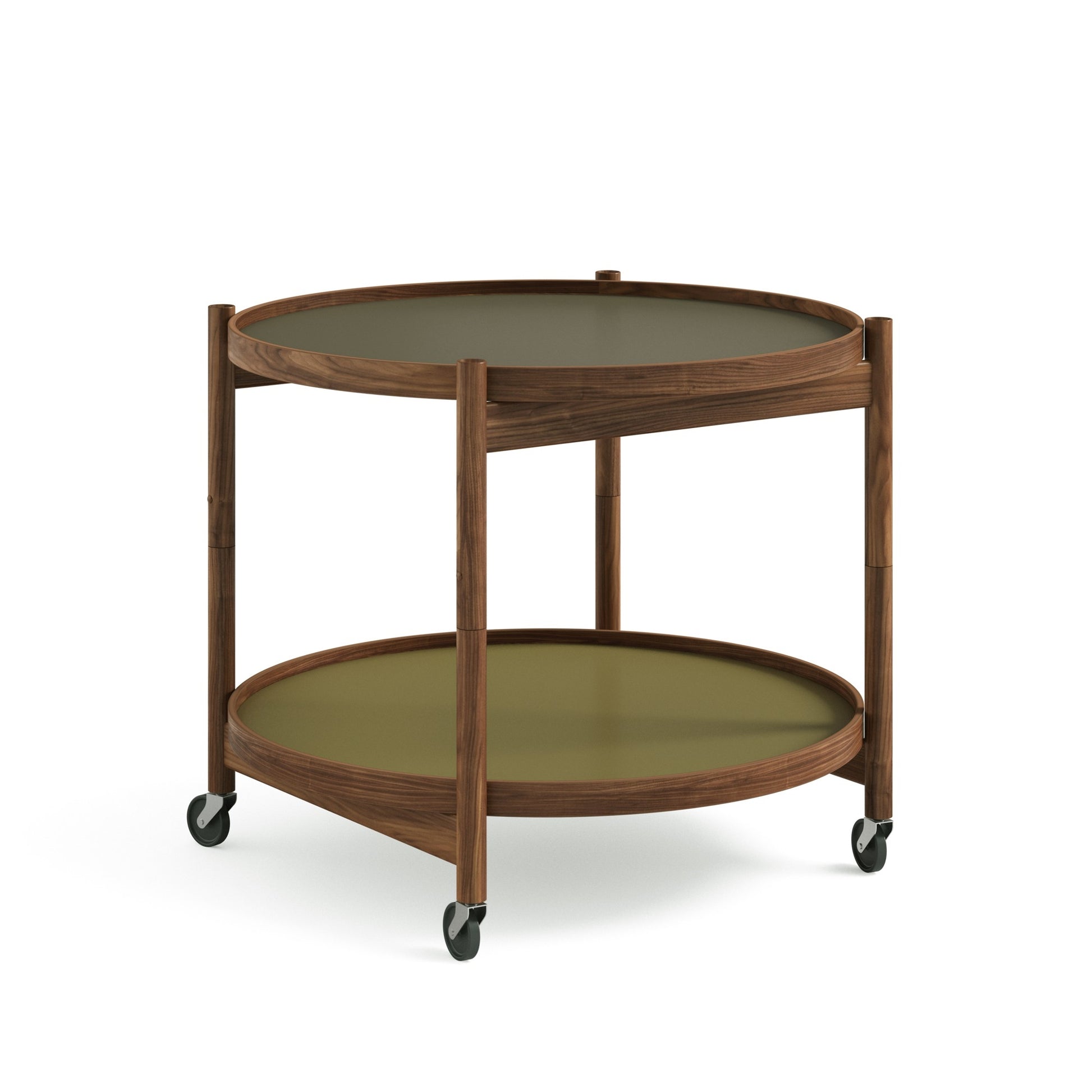 Bølling Tray Ø60 by Brdr. Krüger #Walnut / Green