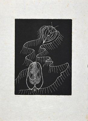 Bona De Pisis, Untitled, Original Etching, Late 20th Century-ZCI-889912