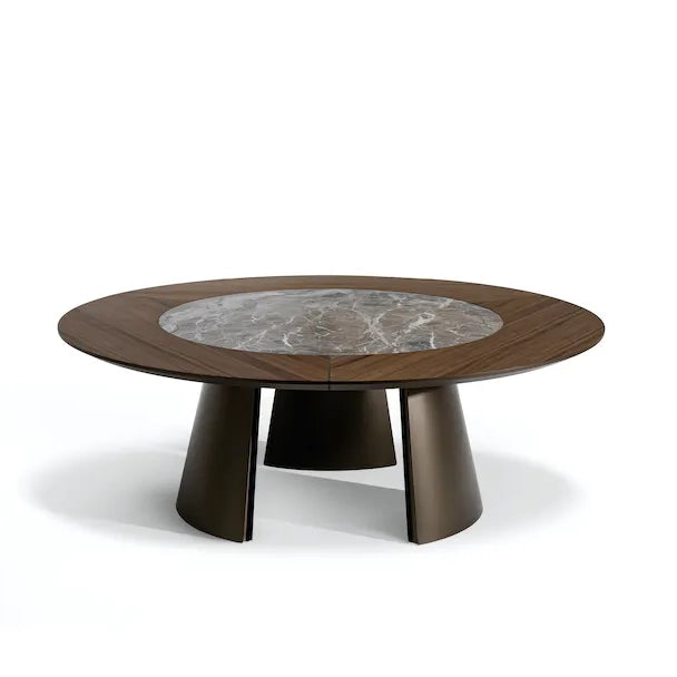 TORII ST - Round table with Lazy Susan (Dimension - Ø160 x H76 cm) by Bonaldo