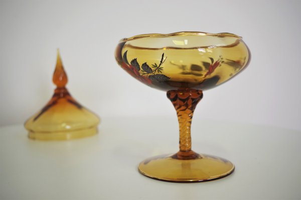 Bonbon Dish in Murano Glass, 1950s-KNM-935984