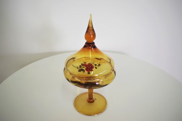 Bonbon Dish in Murano Glass, 1950s-KNM-935984