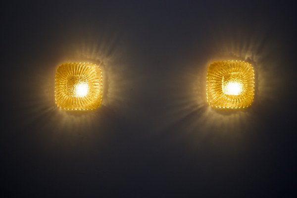 Bonbonnière Wall Lights from Barovier & Toso, 1970s, Set of 2-OWS-1817119