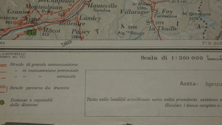 Bond Opera Cartographic, International Atlas of the Italian Touring Club with Dedication by Benito Mussolini, Italy 1927, Set of 9-ERB-964752