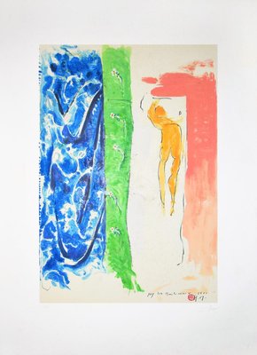 Bonjour Matisse - Original 5 Lithographs Portfolio by Piero Pizzi Cannella-2007 2007-ZCI-756208