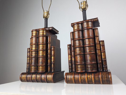 Book lamps by Theodore Alexander, Set of 2-JJT-1730468