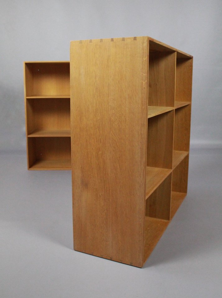 Bookcase by Mogens Koch for Rud Rasmussen, Denmark, 1960s, Set of 2