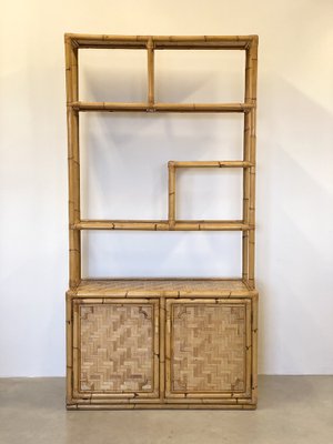 Bookcase in Bamboo, 1970s-NPC-1799108