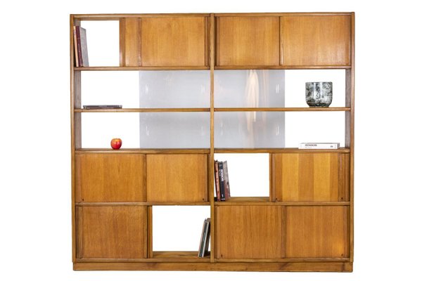 Bookcase in Oak by Didier Rozaffy for Les Meubles Oscar, 1960s-CEJ-1257762