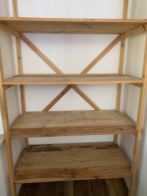 Bookcase in Pine Wood, Hungary, 1980s-OXJ-1721917