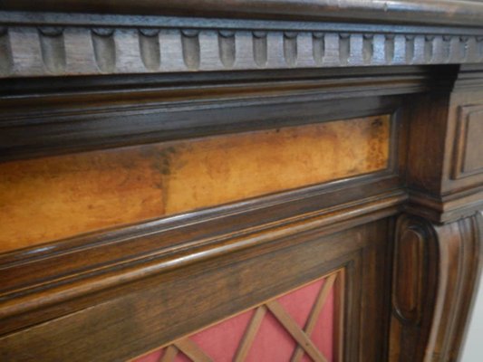 Bookcase in Walnut and Burr Walnut, 1950s-WWQ-935267