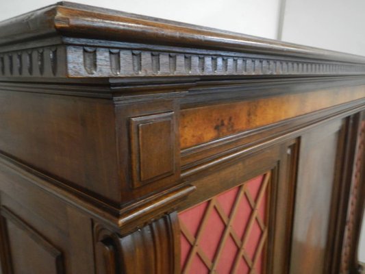 Bookcase in Walnut and Burr Walnut, 1950s-WWQ-935267