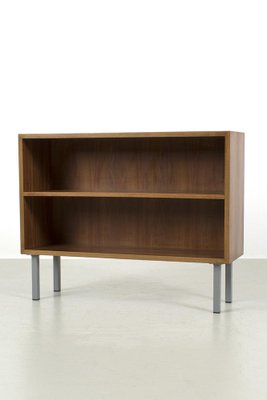 Bookcase with Gray Metal Legs-OKG-1717845