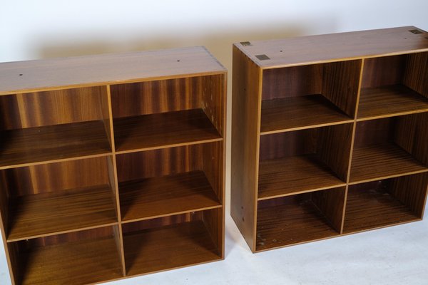 Bookcases in Light Mahogany attributed to Mogens Koch and Rud Rasmussen, 1960s, Set of 2-UY-1723422