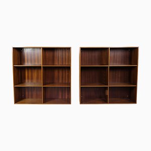 Bookcases in Light Mahogany attributed to Mogens Koch and Rud Rasmussen, 1960s, Set of 2-UY-1723422