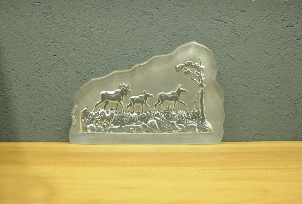 Bookend by Nybro Glassbrug Paul Isling