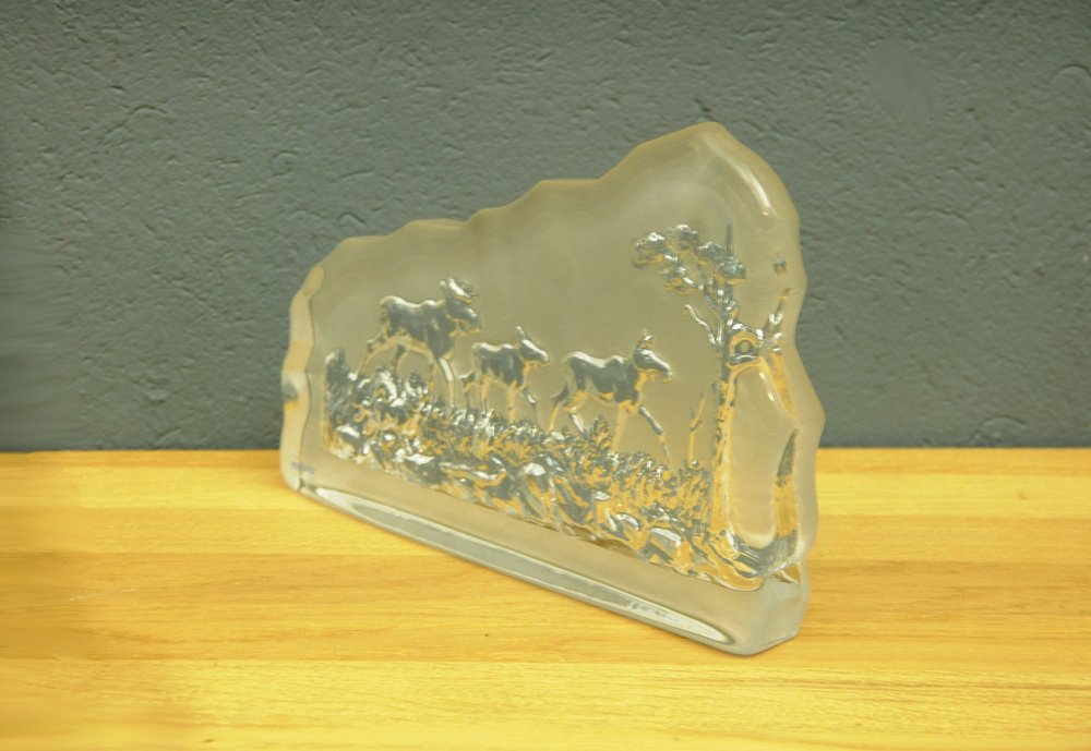 Bookend by Nybro Glassbrug Paul Isling