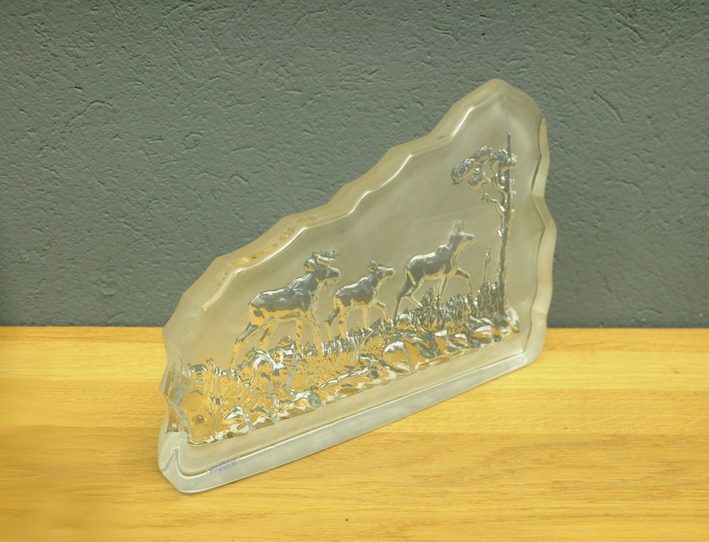 Bookend by Nybro Glassbrug Paul Isling