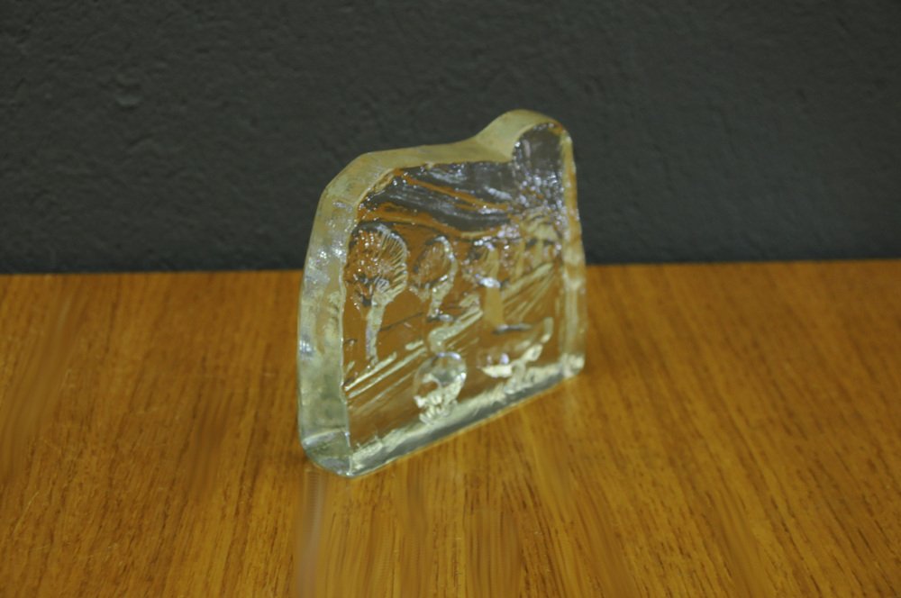 Bookend by Paul Isling for Nybro Glasbruk