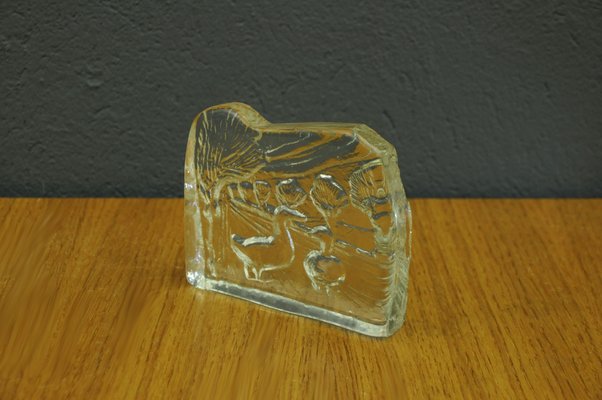 Bookend by Paul Isling for Nybro Glasbruk-KDW-1306202