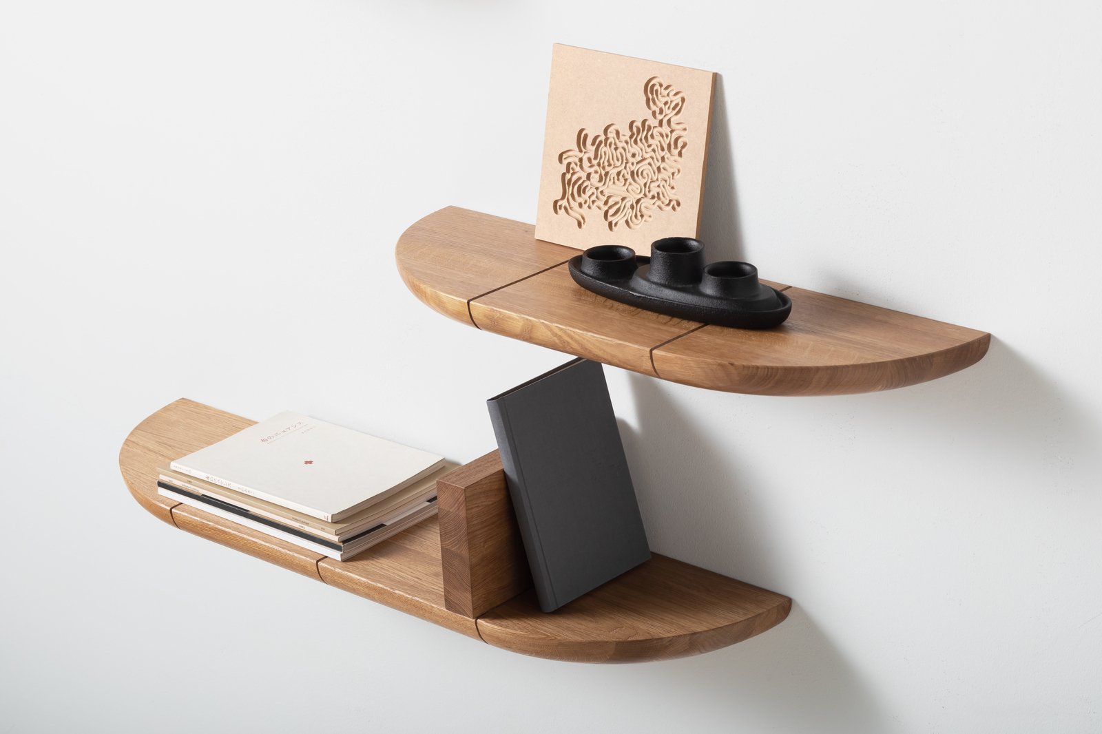 Bookend for Paragraph Shelf by etc.etc. for Emko