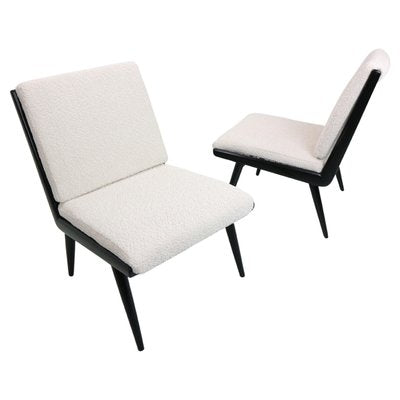 Boomerang Bouclé Lounge Chairs by H. Mitzlaff & E. Schmidt for Soloform, 1953, Set of 2-DT-2026144