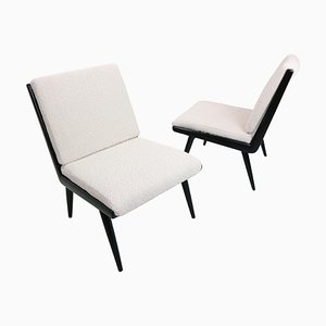 Boomerang Bouclé Lounge Chairs by H. Mitzlaff & E. Schmidt for Soloform, 1953, Set of 2-DT-2026144