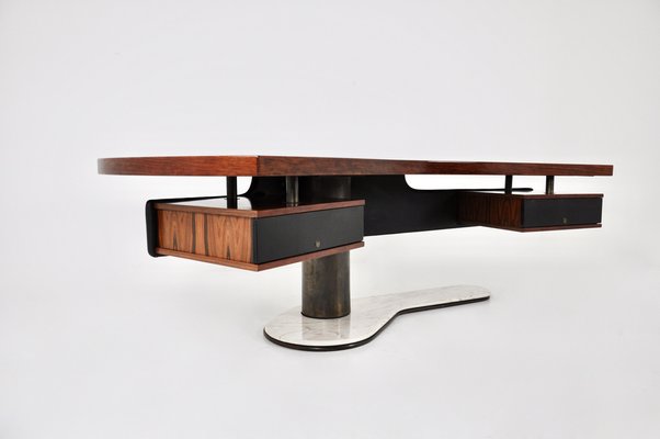 Boomerang Desk attributed to Renzo Schirolli, 1960s-HFM-1775474