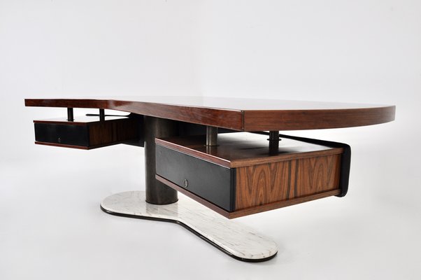 Boomerang Desk attributed to Renzo Schirolli, 1960s-HFM-1775474