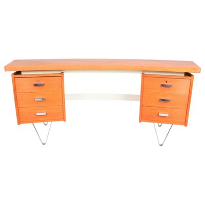 Boomerang Desk with Triangle Legs by Cees Braakman for Pastoe, 1950s-DT-2026234