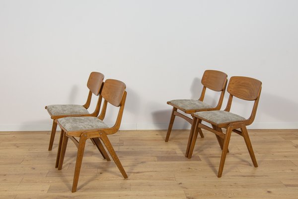 Boomerang Dining Chairs from Gościcńskie Furniture Fabryki, 1960s, Set of 4-NIT-2041094