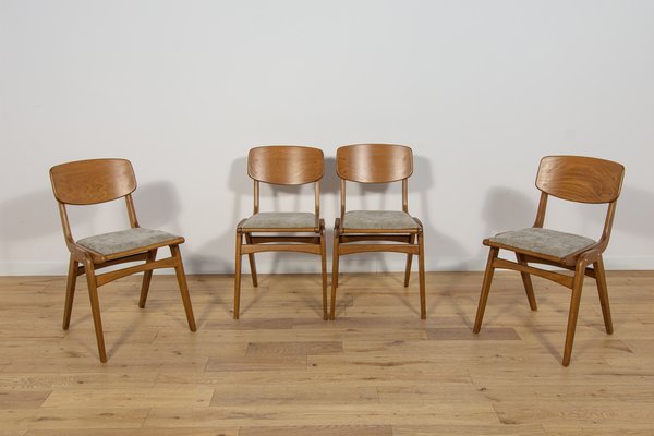 Boomerang Dining Chairs from Gościcńskie Furniture Fabryki, 1960s, Set of 4-NIT-2041094