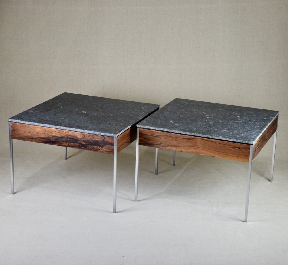 Bord Side Tables by Östen Kristiansson for Luxus, 1962, Set of 2