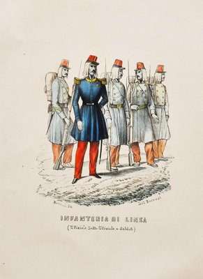 Borrani, Infantry, Lithograph, 1850-ZCI-841143