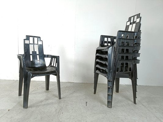 Boston Chairs by Pierre Paulin for Henry Massonnet, 1988, Set of 6-IRH-1807443