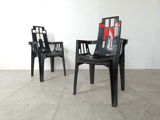 Boston Chairs by Pierre Paulin for Henry Massonnet, 1988, Set of 6-IRH-1806969