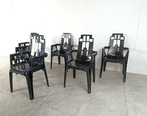 Boston Chairs by Pierre Paulin for Henry Massonnet, 1988, Set of 6-IRH-1807443