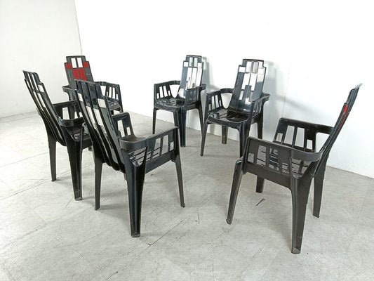 Boston Chairs by Pierre Paulin for Henry Massonnet, 1988, Set of 6-IRH-1806969