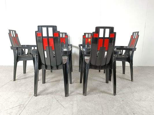 Boston Chairs by Pierre Paulin for Henry Massonnet, 1988, Set of 6-IRH-1807444