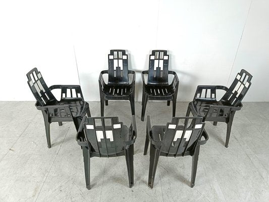 Boston Chairs by Pierre Paulin for Henry Massonnet, 1988, Set of 6-IRH-1807443