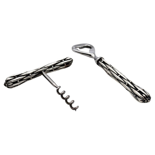 Bottle Opener and Corkscrew by Richard Lauret, Set of 2